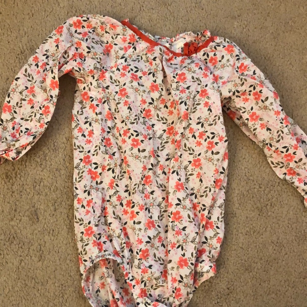 Osh Kosh floral onesie